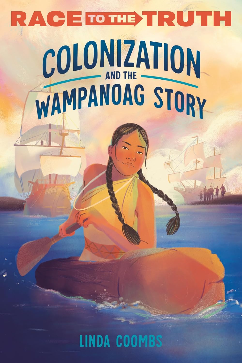 Colonization and the Wampanoag story book cover