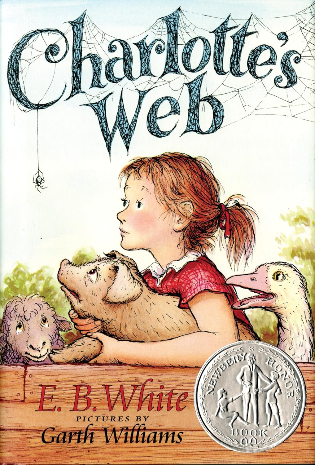 CharlottesWeb_EBWhite Charlotte's Web by E.B. White, Get Ready for Spring, Youth Services, Oceanside Library, Newbery Honor Book